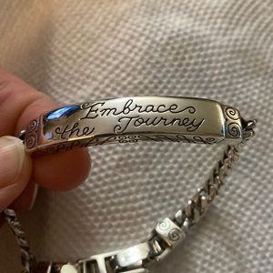 Brighton “Embrace the Journey” bracelet, Excellent Used Condition.